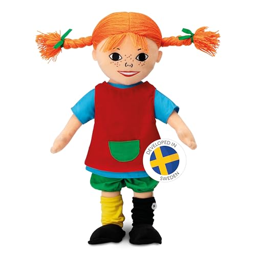 Pippi Langstrumpf Puppe 40 cm – süße Stoffpuppe als Baby Spielzeug ab...