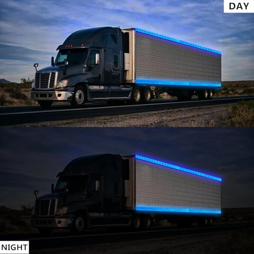 Image of D-fix High Intensity Radium Reflective Tape - 5 Meters in Length - 48mm / 2 inch Width - 1 Roll Per Pack - Car Bike and commercial vehicles Conspicuity reflective warning Tape Reflective tape (Blue)