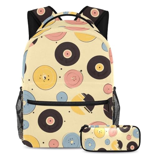 Sac à dos avec trousse assortie pour ranger les grands cahiers