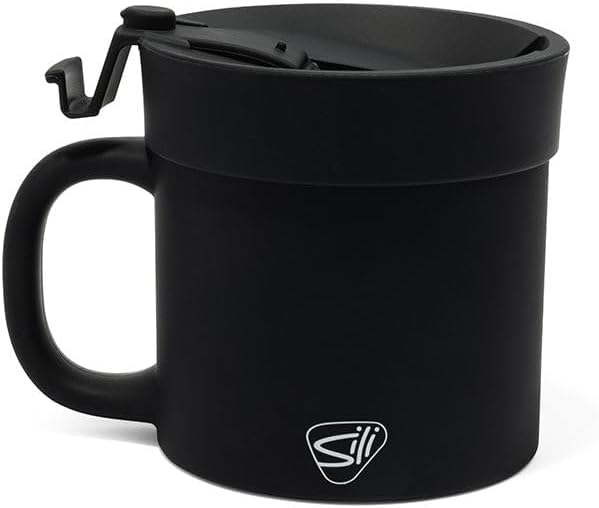 Silipint 16oz Silicone Coffee Mug Tumbler Flip Lid Unbreakable Dishwasher Safe Microwave Oven & Freezer Compatible – Non-Toxic Reusable Cup for Hot Coffee Tea or Drinks Pack of 4 The Patriot