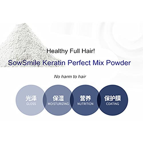 Sowsmile Keratin Collagen Silk Hair Scalp Care Lengthen Vitamins Serum Treatment Perfect Mix Powder Bcca #TOP4