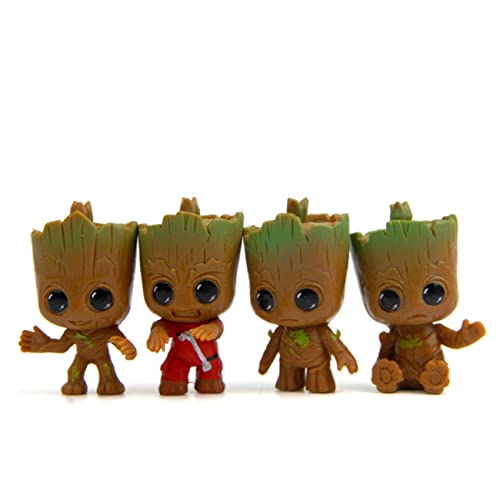LONCESS Treeman Fairy Garden Accessories - Groot Mini Figurines, Micro