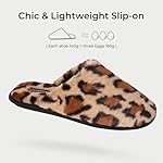 Snug Leaves Women's Fuzzy Scuff Slippers Soft Comfy Memory Foam Non-slip Indoor House Shoes - Image 4
