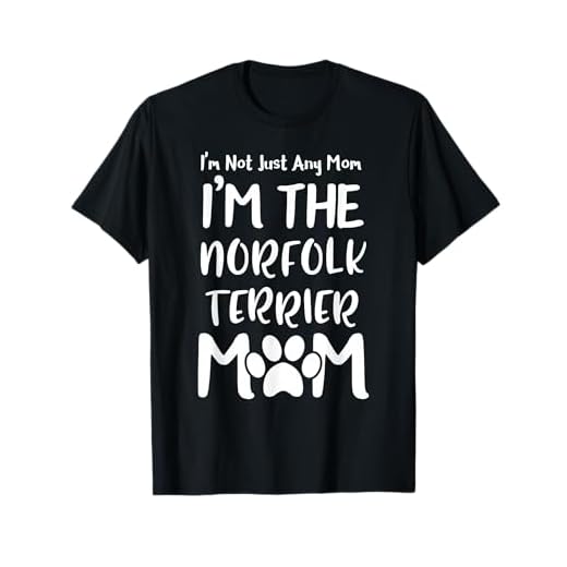 Mother's Day The Norfolk Terrier Mom Shirt Dog Mommy Gift T-Shirt