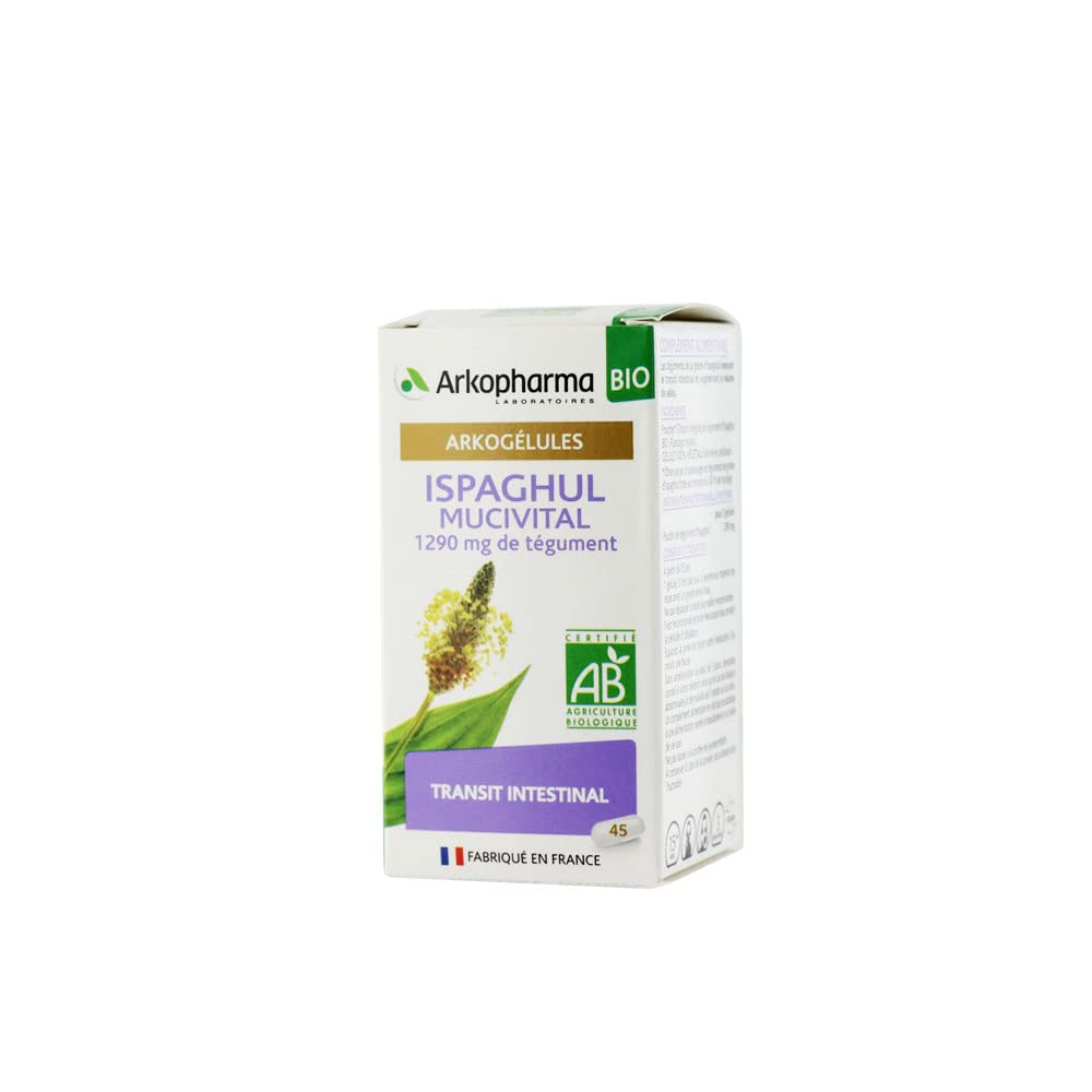 Arkopharma Arkogélules Ispaghul Mucivital Transit Intestinal Bio 45 gélules