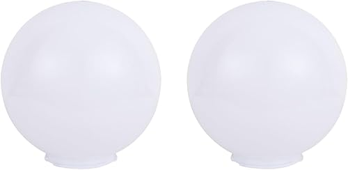 Pantalla de lámpara para exteriores, 2 unidades, pantalla de bola, pantalla de poste de lámpara blanca, decoración vintage, guantes para niñas,