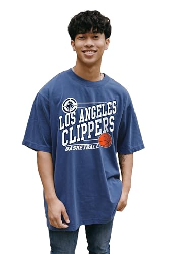Blue 84 Los Angeles Clippers NBA Officially Licensed T-Shirt Throwback, Large Team Color
