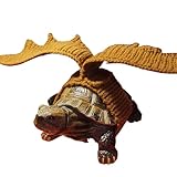 Sweater for Turtle - Handmade Winter Warm Knitted Turtle Sweater with Adjustable Strap Small Animal Sweater Tortoise Apparel for Christmas Halloween Party Cosplay Costume Photo (2 Inch,Pterosaur)