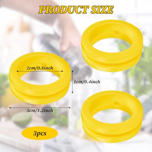 Apdvenk Ersatzteile Dichtungsring, 3 Stück Sodastream Dichtung, Sodastream Ersatzteile, Dichtungsringdichtung, Dichtung Ersatz für DUO ART CO2 Sodastream Dichtung Sodastream für Soda-Liebhaber