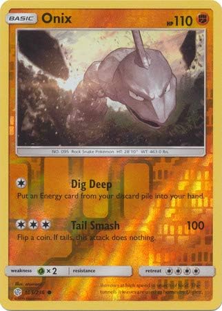 Onix - 105236 - Common - Reverse Holo - Cosmic Eclipse