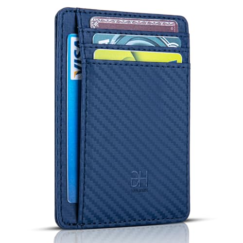 Image of GH GOLD HORSE Slim RFID Blocking Card Holder Minimalist Leather Front Pocket Wallet for Women | Slim