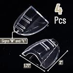 UNCO- Safety Side Shields for Glasses, 2/4/6/10 pcs, Safety Glasses Side Shields for Eyeglasses