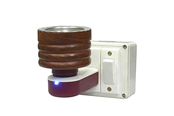 Shri Aarogyam karpuram karpooramdani Compore Diffuser Wood brown Color