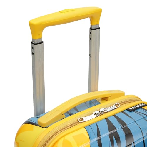 Image of YAYAVAR Batman Kids Trolley Suitcase - 45L | Hard-Sided Printed Luggage with 8 Wheels, Scratch Resistant, Lightweight Trolley Bag (50cm)
