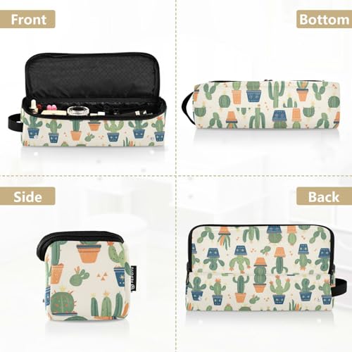 Bolsa de Viaje Gigantic Cacti Mint Cream para Herramientas de Cabello con Mat de Resistencia al Calor Removible para Planchas y Rizos miniatura 5