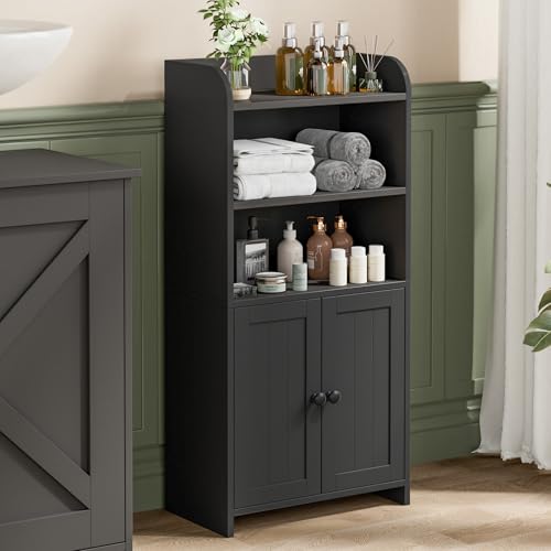 Cerlyunzan Small Bathroom Storage Cabinet 7.9 D x 14.6 W x 31 H