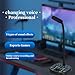USB Computer Microphone,Easy-to-Use Real-Time Changing Voice Changer Microphone Desktop Mac for PC/Laptop/Smartphone/Tablet for Online Chatting, Home Studio, Podcasting, Gaming, Skype, YouTube