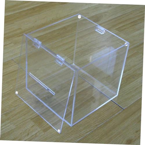 VILLCASE Transparenter Selbstklebender Magnetischer Türriegel Für Schrank Sicherheit Und Haustierschutz Kompakter Acrylverschluss 0.47 Zoll