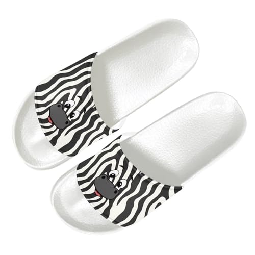 Mens House Slide Sandals Slippers Flat Shoes Casual Non Slip Quick Drying Shower Sandals for Home Beach Pool2