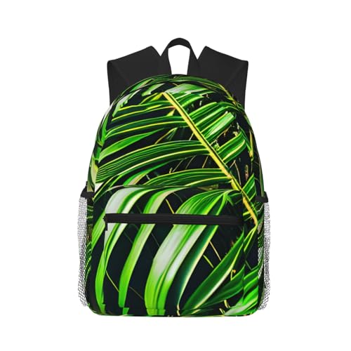 Sac à dos confortable feuilles vertes pour le travail en plein air