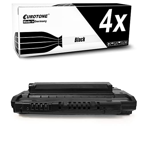Cartouche toner Samsung ML2250 ML2251 ML2252 ML2254, lot de 4 alternatives Eurotone ML-2250D5
