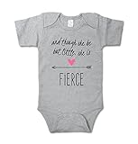 Though She Be But Little She Is Fierce Baby Shirt (0-3 Months)