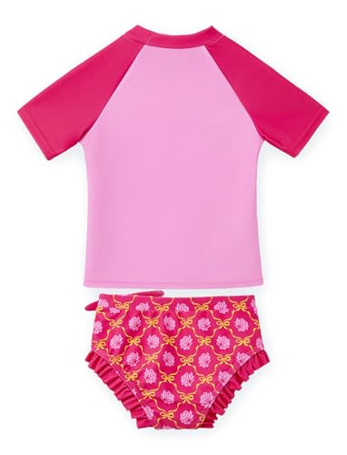 Image of Disney Princess Frozen Marvel Elsa Minnie Toddler Girl Swimsuit Tankini Bathing Suit 2 Piece Swimwear UPF 50+ Rashguard