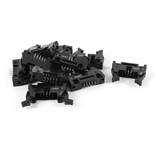 Aexit 10pcs Conectores Audio y Video 10 Pines 2.54mm miniatura 1