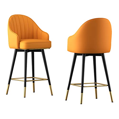 Migliora il tuo spazio con il nostro set di 2 sgabelli da bar, con seduta in morbida pelle PU per il massimo comfort. Questi sgabelli sono progettati con un robusto telaio in metallo, che garantisce durata e stabilità. Perfetti per la cucina, la sala da pranzo o il bar di casa, offrono un'elegante soluzione di seduta che completa qualsiasi arredamento mantenendo la loro forma nel tempo.