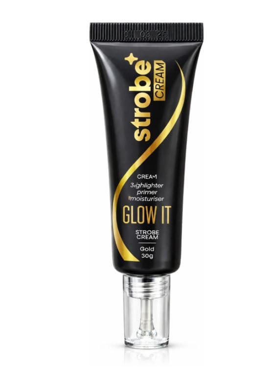 B INIK Strobe Cream 3-in-1 Highlighter, Primer and Moisturiser, Multipurpose Cream, Dewy Glazed Instant Glow, Highlighter ... - Review, Price and Buying Guide