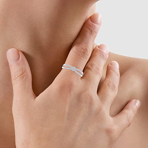 Angara Natural Diamond Ring for Women | Round Diamond Halo Ring in 14K Solid Gold/Sterling Silver/Platinum4