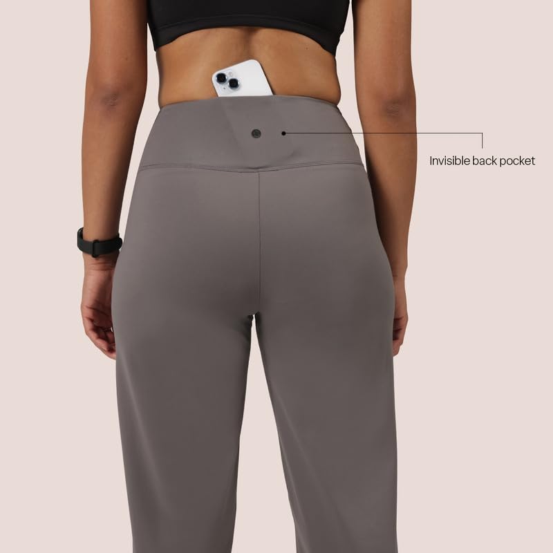 Image of BlissClub Ultimate Wide Leg Pants Lite for Women, Regular (for Women Upto 5'4)