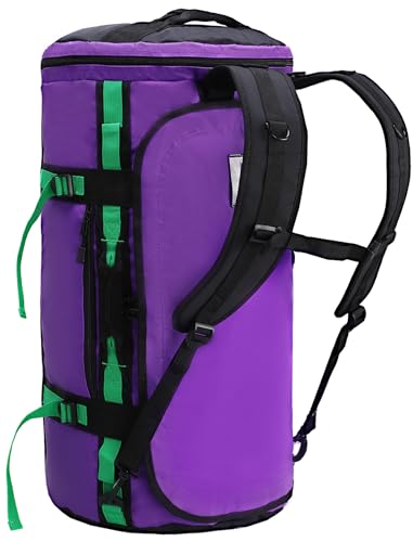 MIER Large Duffle Bag Backpack for Travel Camping Gym Sports 45L60L90L | Water Resistant Convertible Duffel Detachable Backpack Straps Shoe Compartment Heavy-Duty Tarpaulin 3 Sizes product thumbnail 14