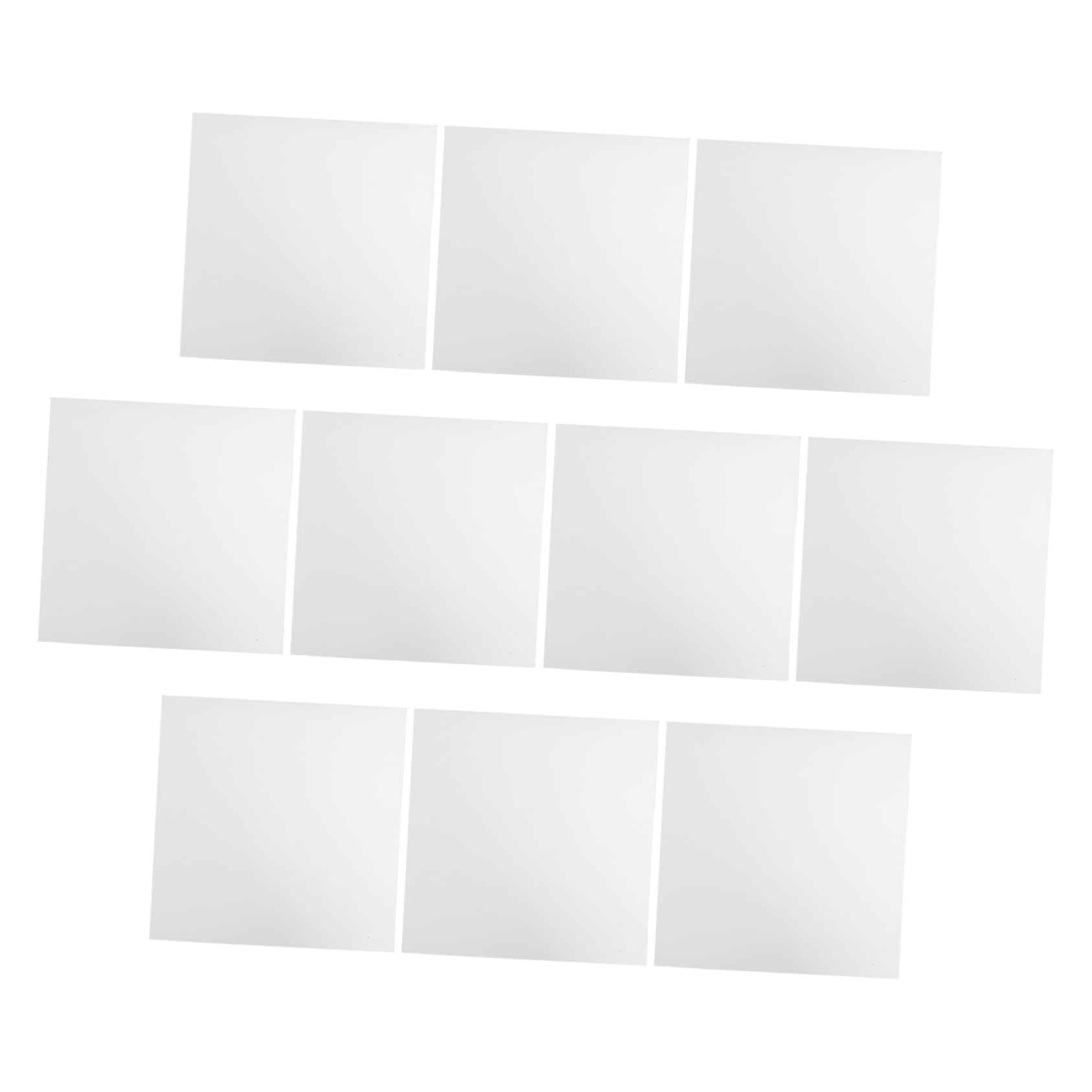 FUNOMOCYA 10pcs Cake Boards Plates Heavy Duty Mousse Cardboard Base for Baking Pastries Decorative Cake Paper Trays for Weddings Party Celebrations