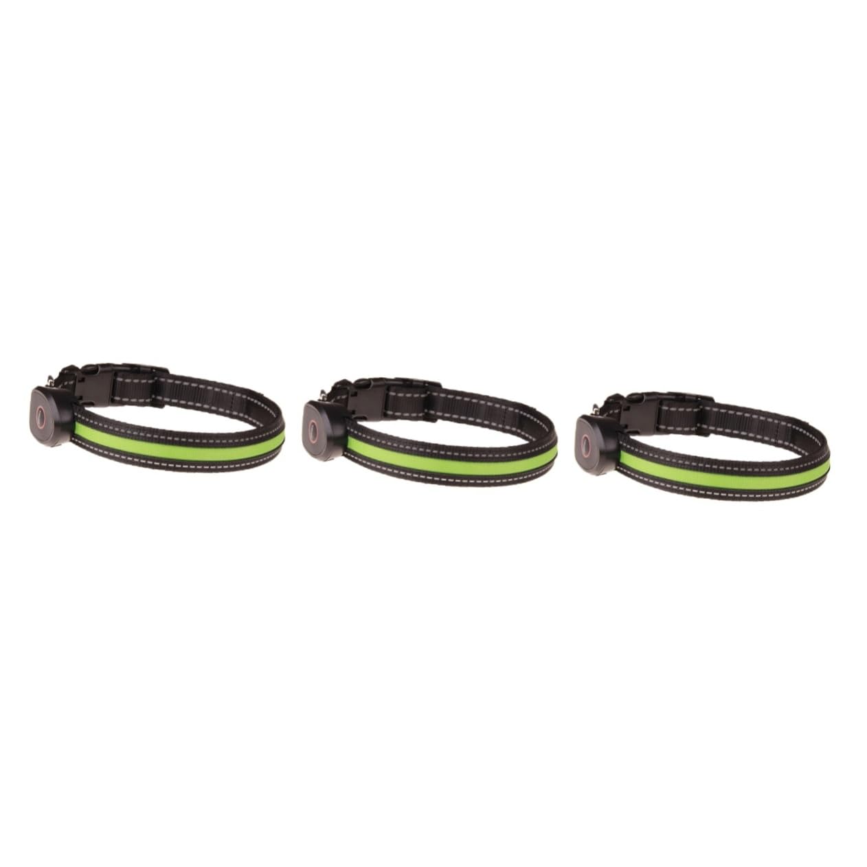 Beavorty 2 Piezas De Collar LED Collar Iluminado Para Perro De Perro Que Brilla En La Oscuridad es Para Perros Circular Intermitente Para Mascotas