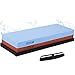 MOOING Pietra per Affilare,Professionale 2-in-1 Double-Sided Affilacoltelli Cote,Grana 1000/6000, Combinazione Affilacoltelli con Stand Silicone Antiscivolo e Guida all'Angolo