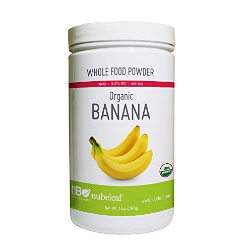 Nubeleaf Organic Banana Powder 6oz + 14oz Jars (1 pound)