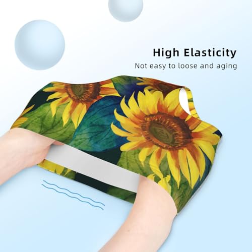 Yellow Sunflowers Girls' Underwear Soft Cotton Little Girls Panties Comfort Briefs4