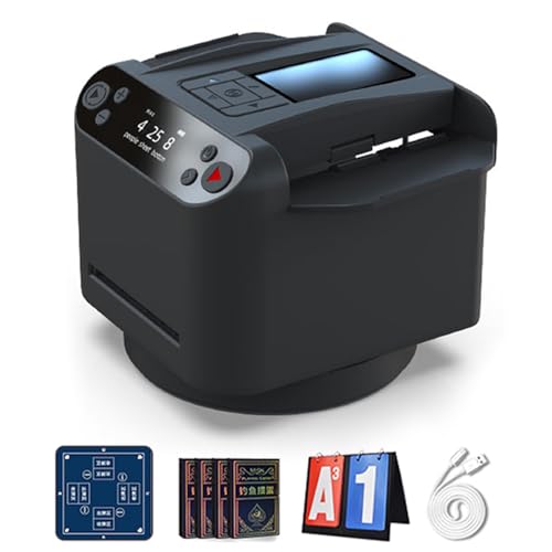 Automatic Card Dealer, 2-in-1 Shuffler, 5200mah Rechargeable