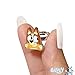 LUV HER Bluey Kids Jewelry: 4-Piece Adjustable Rings for Girls, Ring Sets with metal charm Fashion Girls Jewelry Ages 3+