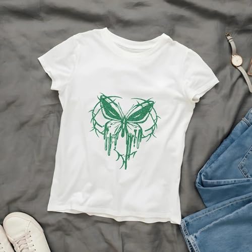 Miniatura 5 de Zijang Lámina Textil Con Purpurina, 30,5 100 Cm Lámina Para Plóter Textil Para Camisetasrecortable, Purpurina Verde Papel Transfer Textil, Para Ropa, Sombreros Y Bolsos