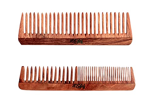 PotStar Hair Comb for All Hair Type Handcrafted wood Comb for Detangling Hair Comb For Thick Curly And Wavy Hair - Image 2