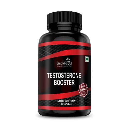 Simply Herbal Testosterone Booster Supplement Capsules Enriched With Ayurvedic Herbs & Multivitamin for Men General Wellness – 60 Tablets Simply Herbal Testosterone Booster Supplement Capsules Enriched With Ayurvedic Herbs & Multivitamin for Men General Wellness – 60 Tablets
