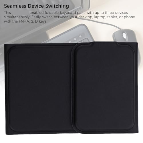 Clavier pliable sans fil pavé tactile numérique compatible OS X iOS