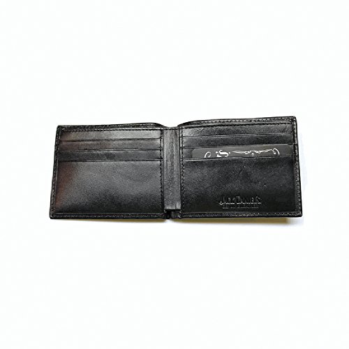 Jack Daniel's Black Bifold Wallet, Adult Men, Unisex Adults, Leather, Wallet, RFID Protected2