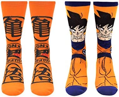 Super meias Dragon Ball para presente (2 pares) – (1 tamanho) Sup...