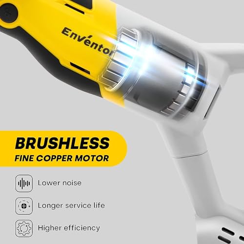 Enventor 20V Brushless Cordless Reciprocating Saw, 2x2.0Ah Battery, 0-3000RPM Variable Speed Electric Saw, 5 Blades, 22mm Stroke Length, Ideal for Wood and Metal Cutting 3 Enventor 20V Brushless Cordless Reciprocating Saw, 2x2.0Ah Battery, 0-3000RPM Variable Speed Electric Saw, 5 Blades, 22mm Stroke Length, Ideal for Wood and Metal Cutting - Image 3