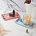 IBWell Resin Aesthetic Room Décor Pink Jewelry Tray Cute Home Decor Aesthetic Trays for Decor Girly Room Décor
