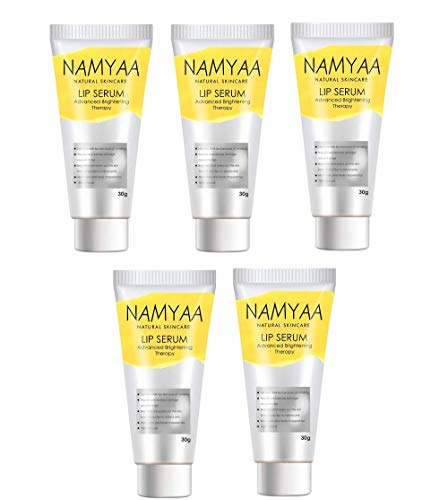 Namyaa Natural Lip Serum for Lip Toning/Moisturizing, 30G (Pack of 5)