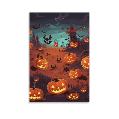 Toile d'Halloween décoration murale moderne et esthétique de salon